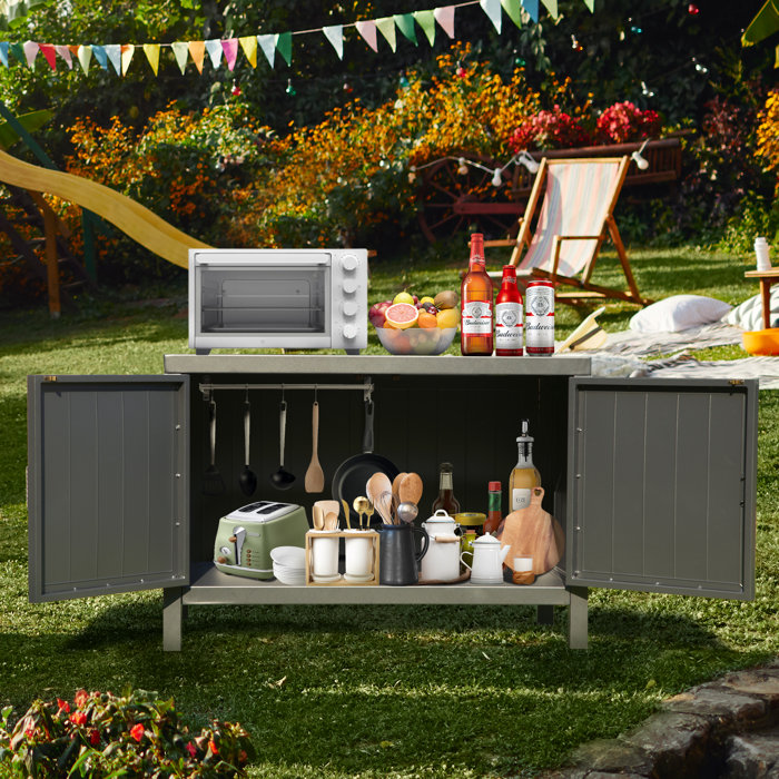 domi outdoor living Domi Louvered 20.31'' Modular Outdoor Kitchen Wayfair